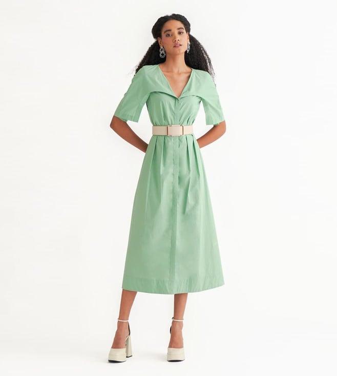 notebook sage green candy sage shirt dress