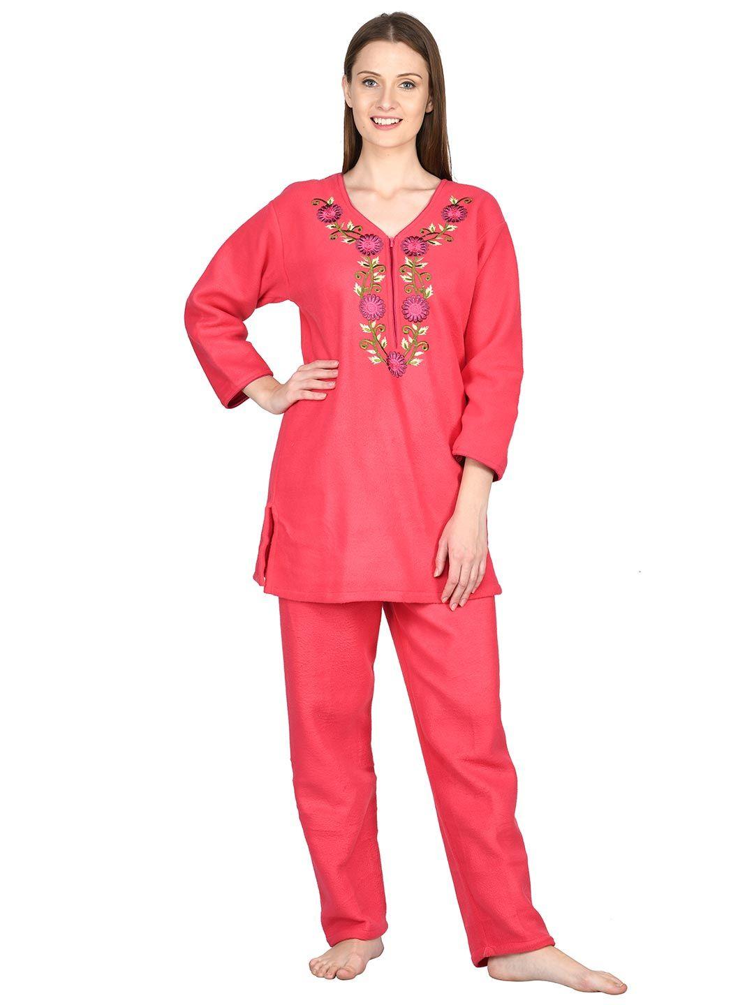 noty-women-pink-&-green-printed-night-suit