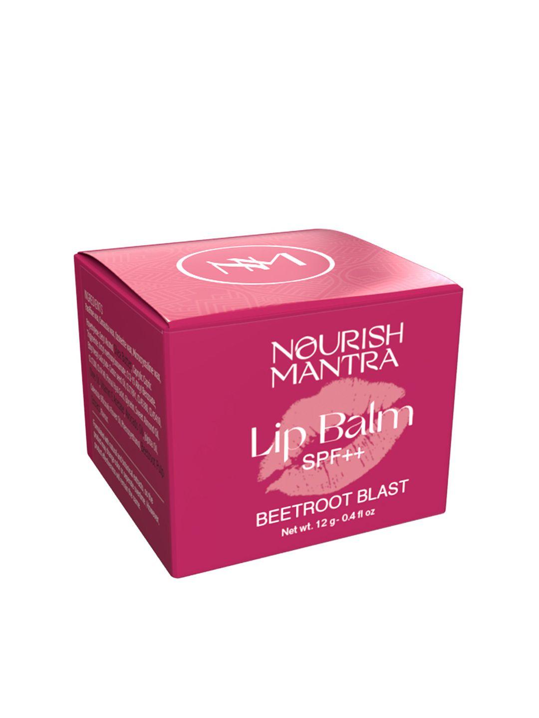 nourish mantra beetroot blast lip balm with spf 12ml
