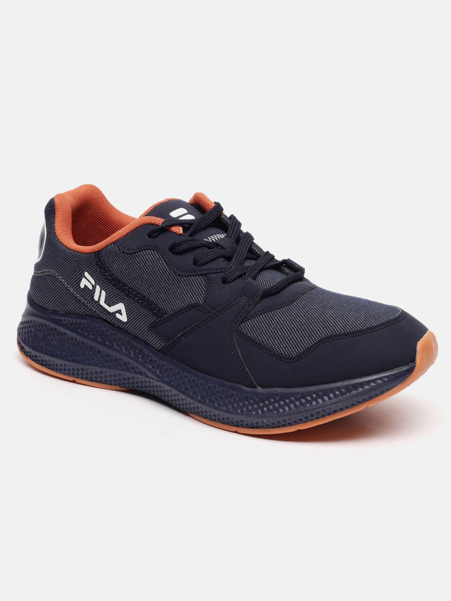 nova denim mens navy blue running shoes