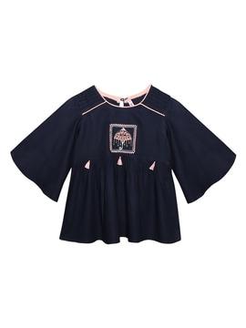novelty embroidered tunic