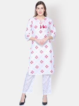 novelty straight kurta set