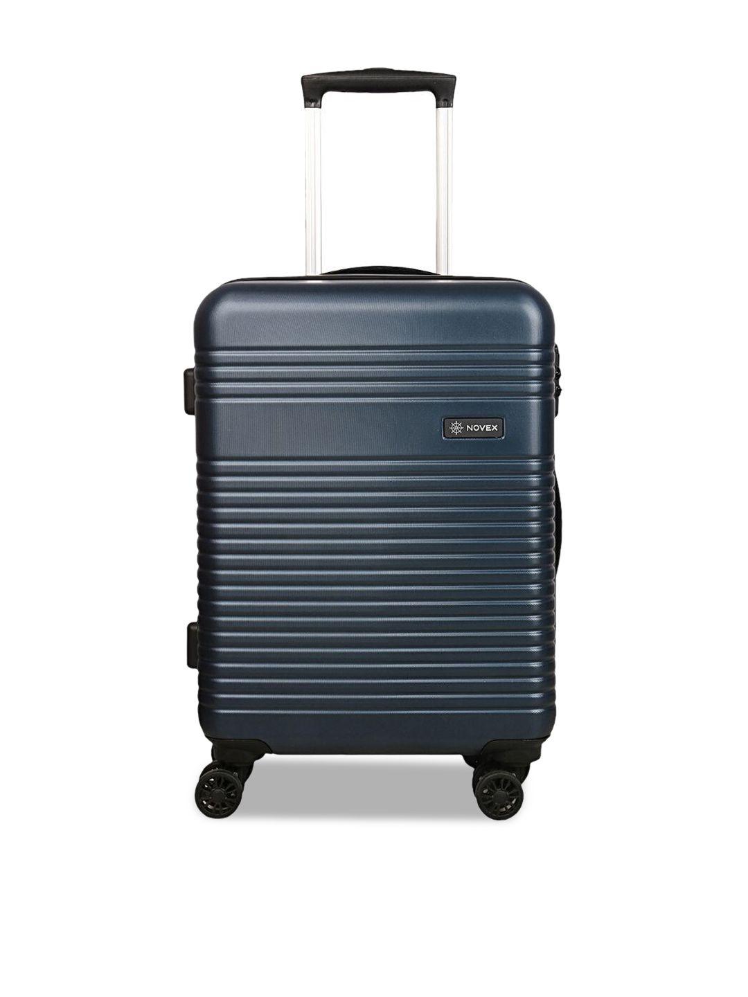 novex hard-sided water resistant cabin trolley suitcase