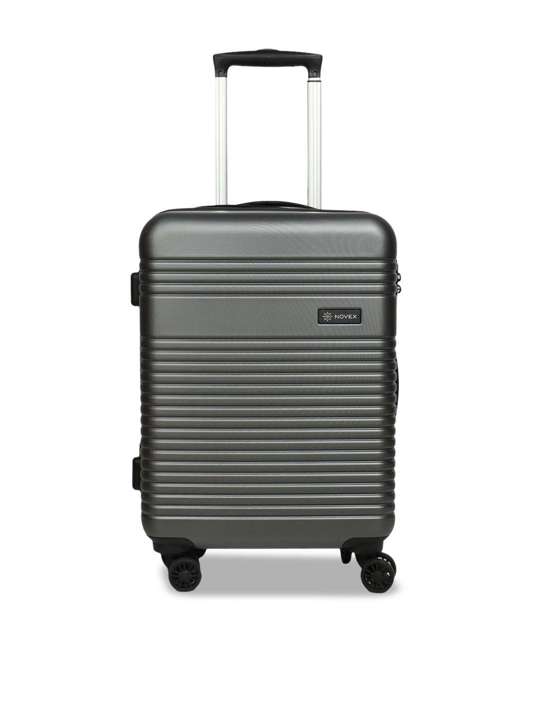 novex hard-sided water resistant large trolley suitcase