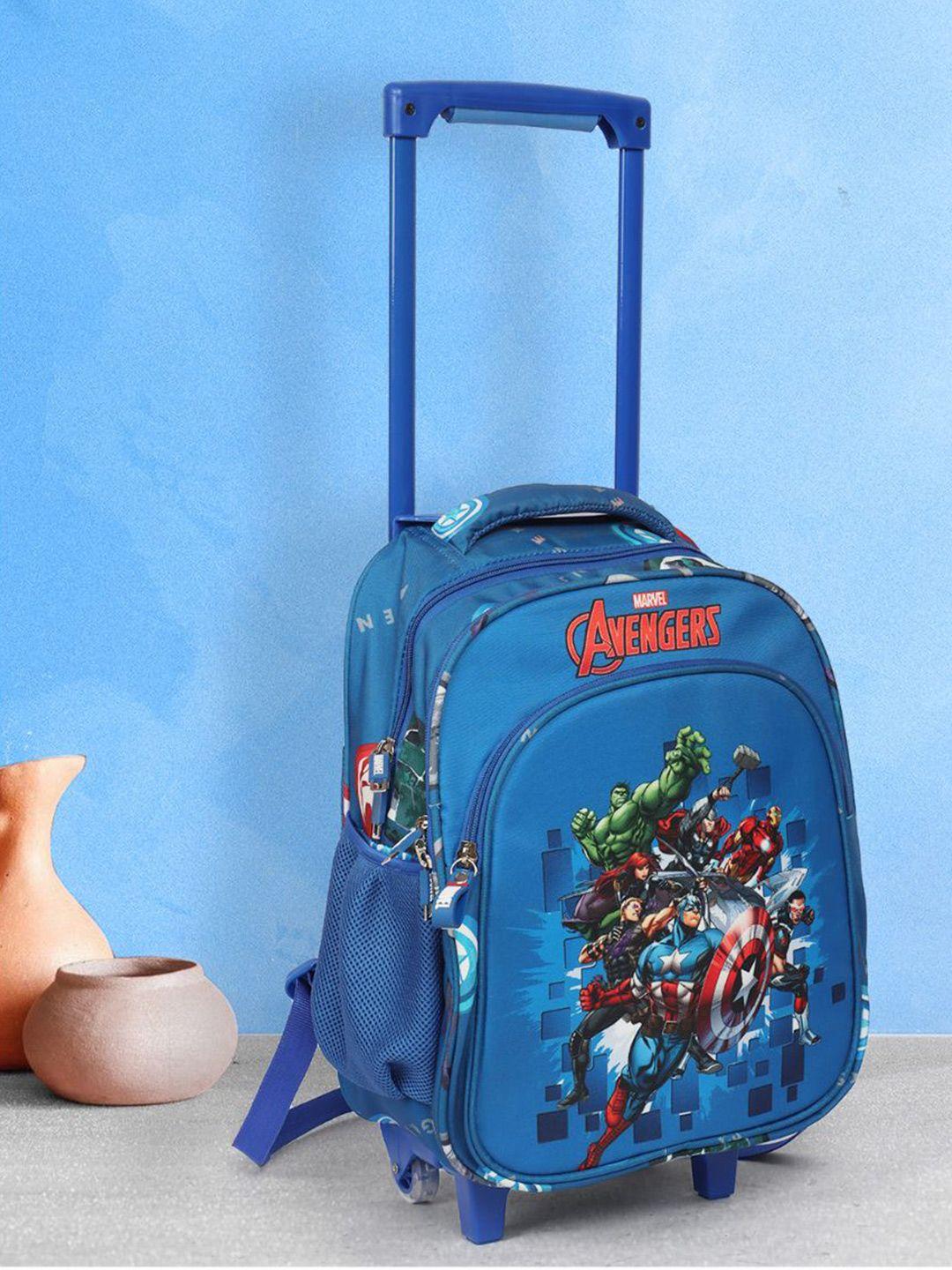 novex kids avengers backpack trolley bag