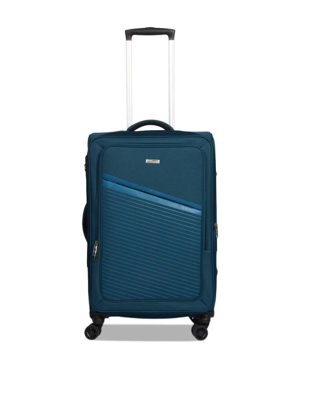 novex soft-sided medium water resistant trolley suitcase