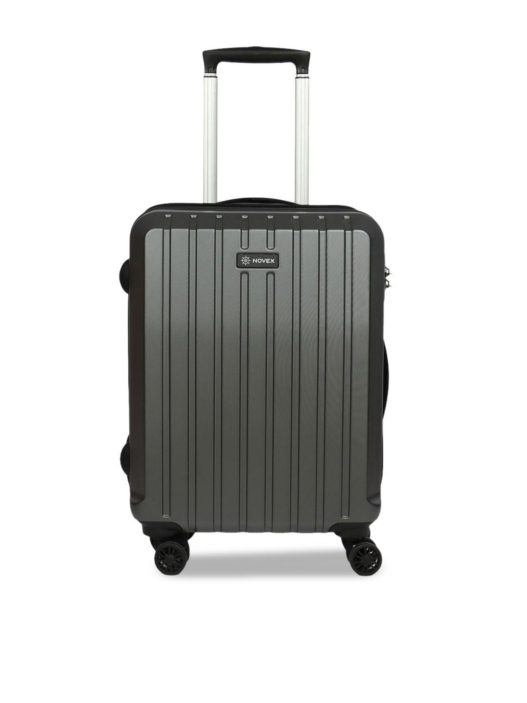 novex textured hard-sided cabin trolley suitcase