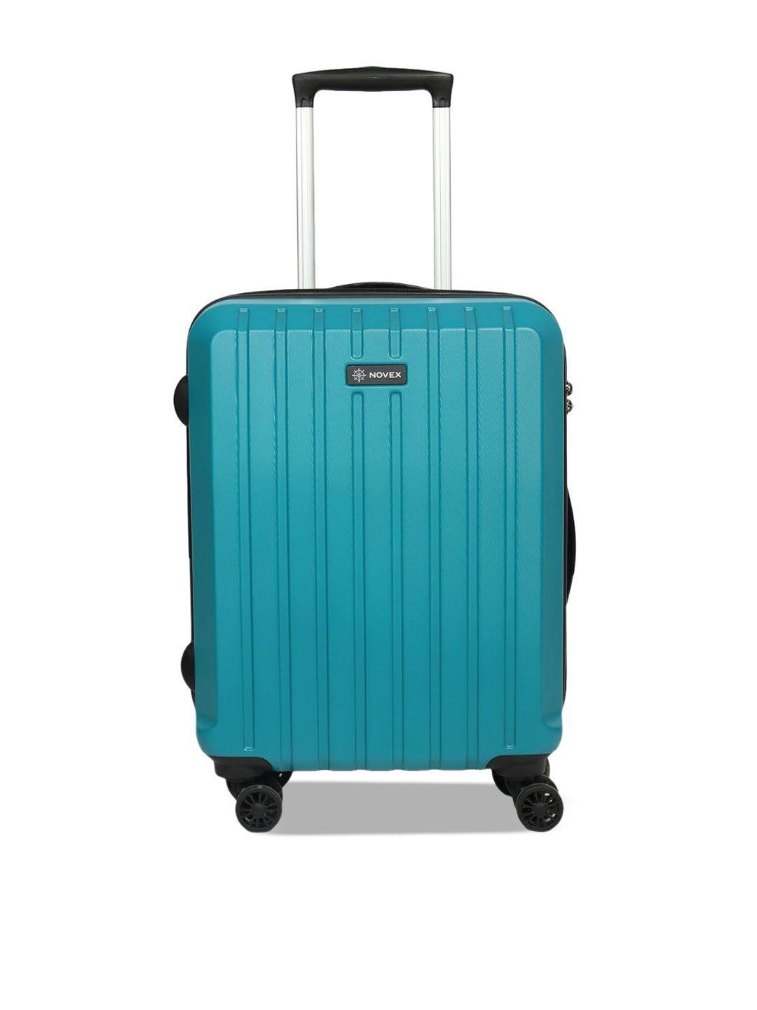 novex textured hard-sided large trolley suitcase