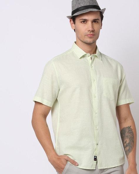 np-34 bsc slim fit shirt with french placket