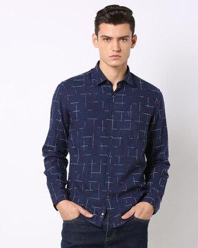 np-35 fs bsc slim fit shirt with patch pocket