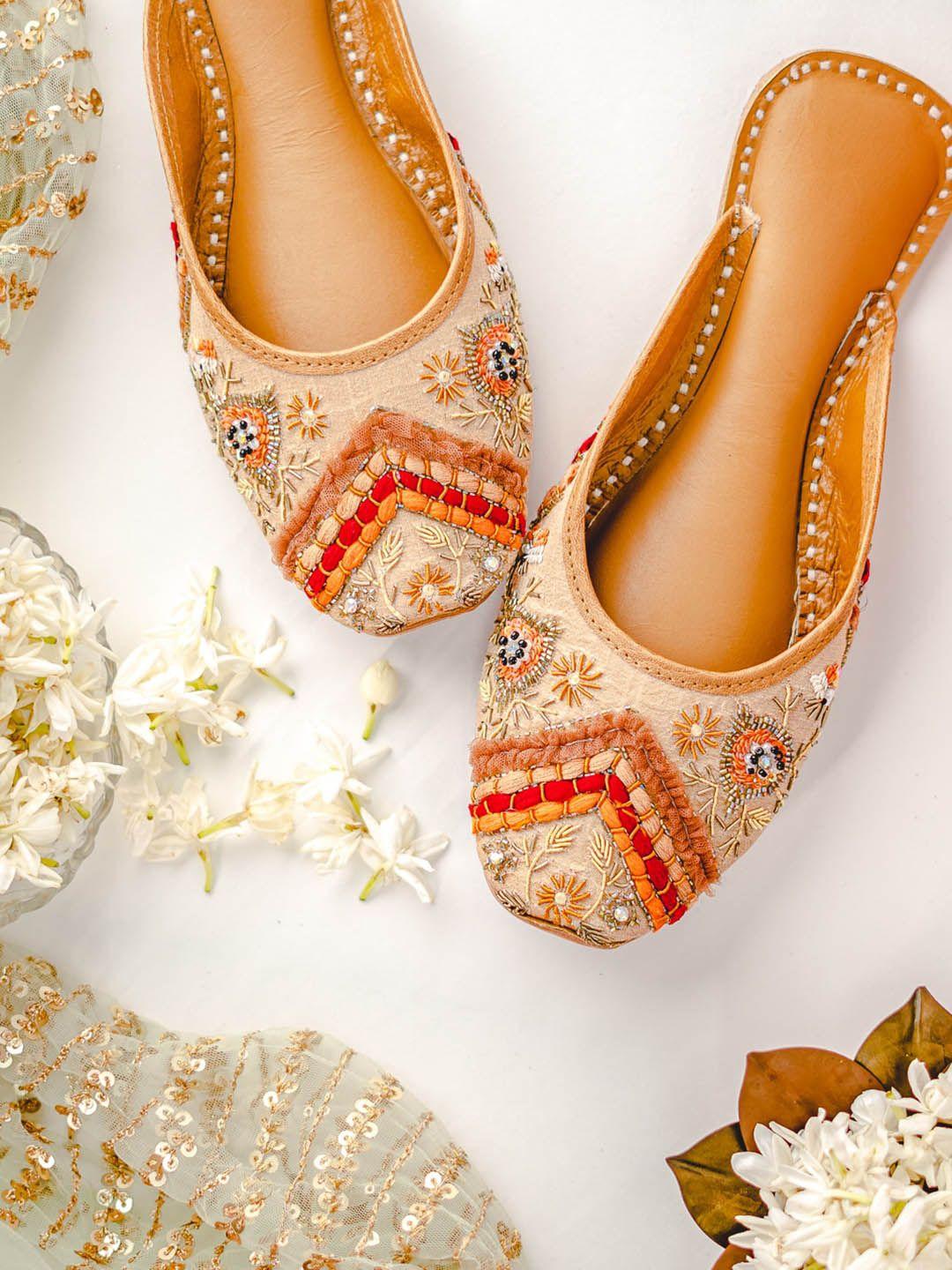 nr by nidhi rathi embellished ethnic mules