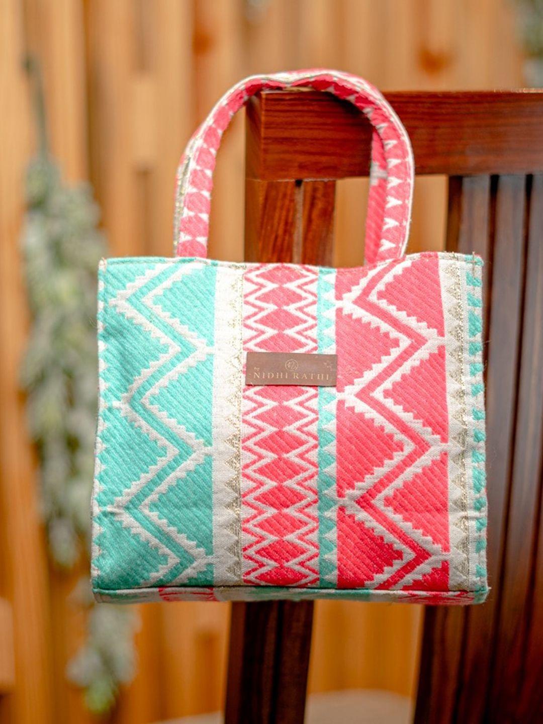 nr by nidhi rathi self design shopper tote bag