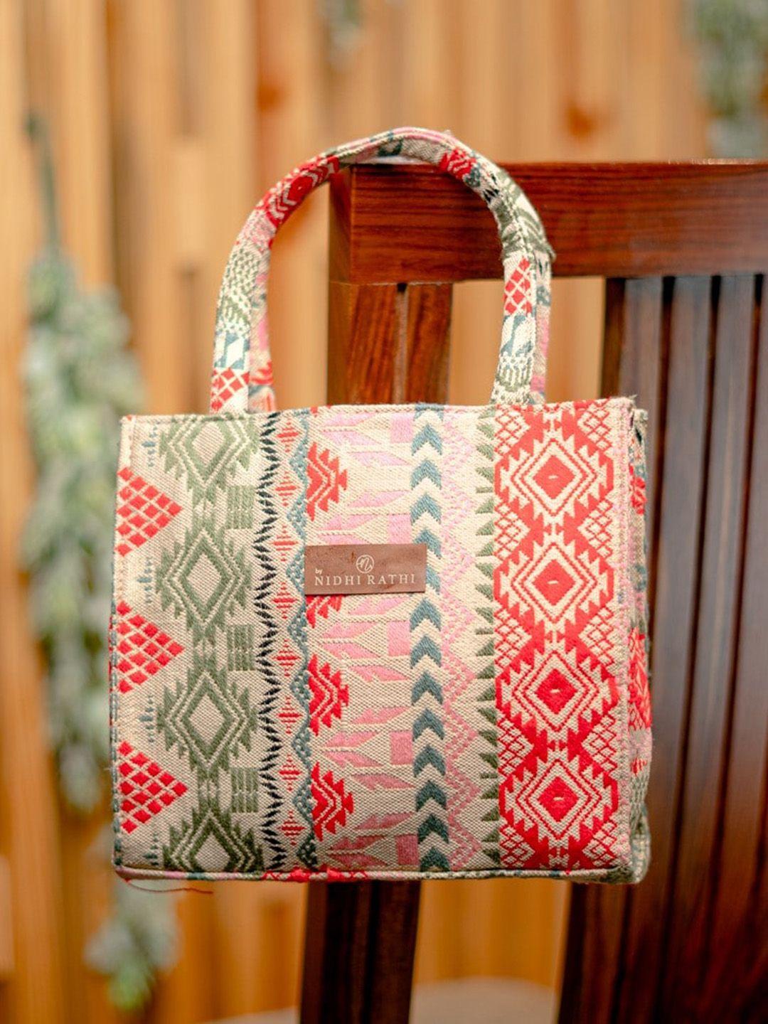 nr by nidhi rathi self design shopper tote bag