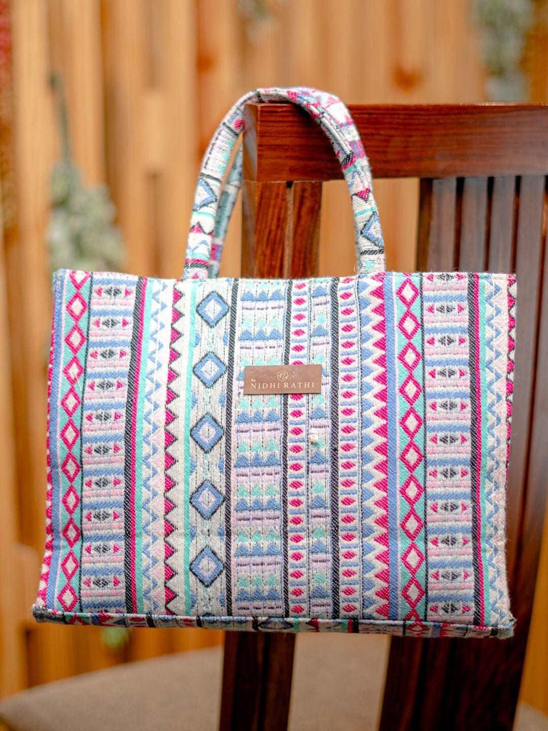 nr by nidhi rathi self design shopper tote bag