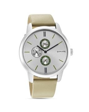 nr7139sl04 water-resistant analogue watch