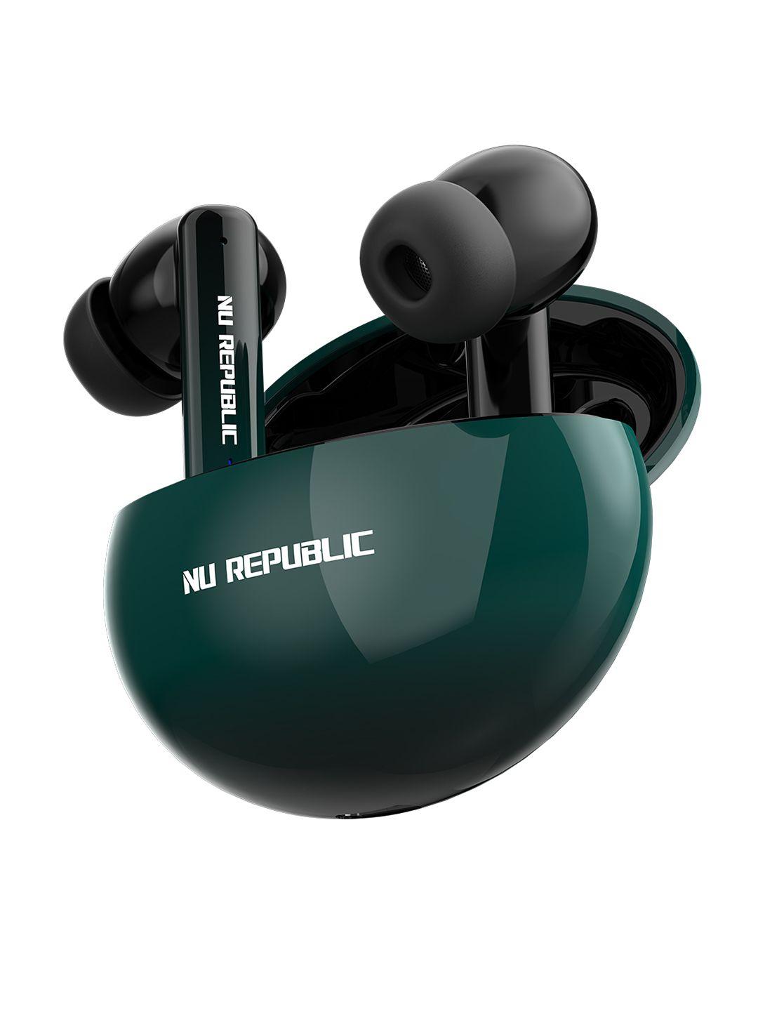 nu republic epic anc earbuds with upto 64 hrs playtime anc + enc quad mic