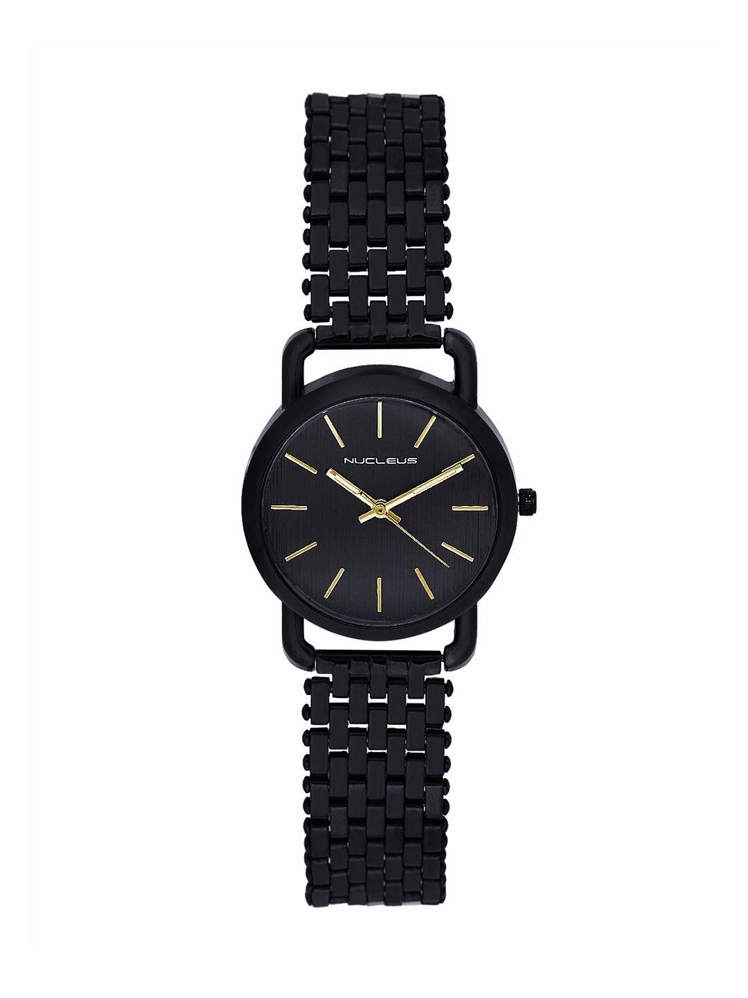 nucleus unisex black analogue watch ncktbkgbkbk