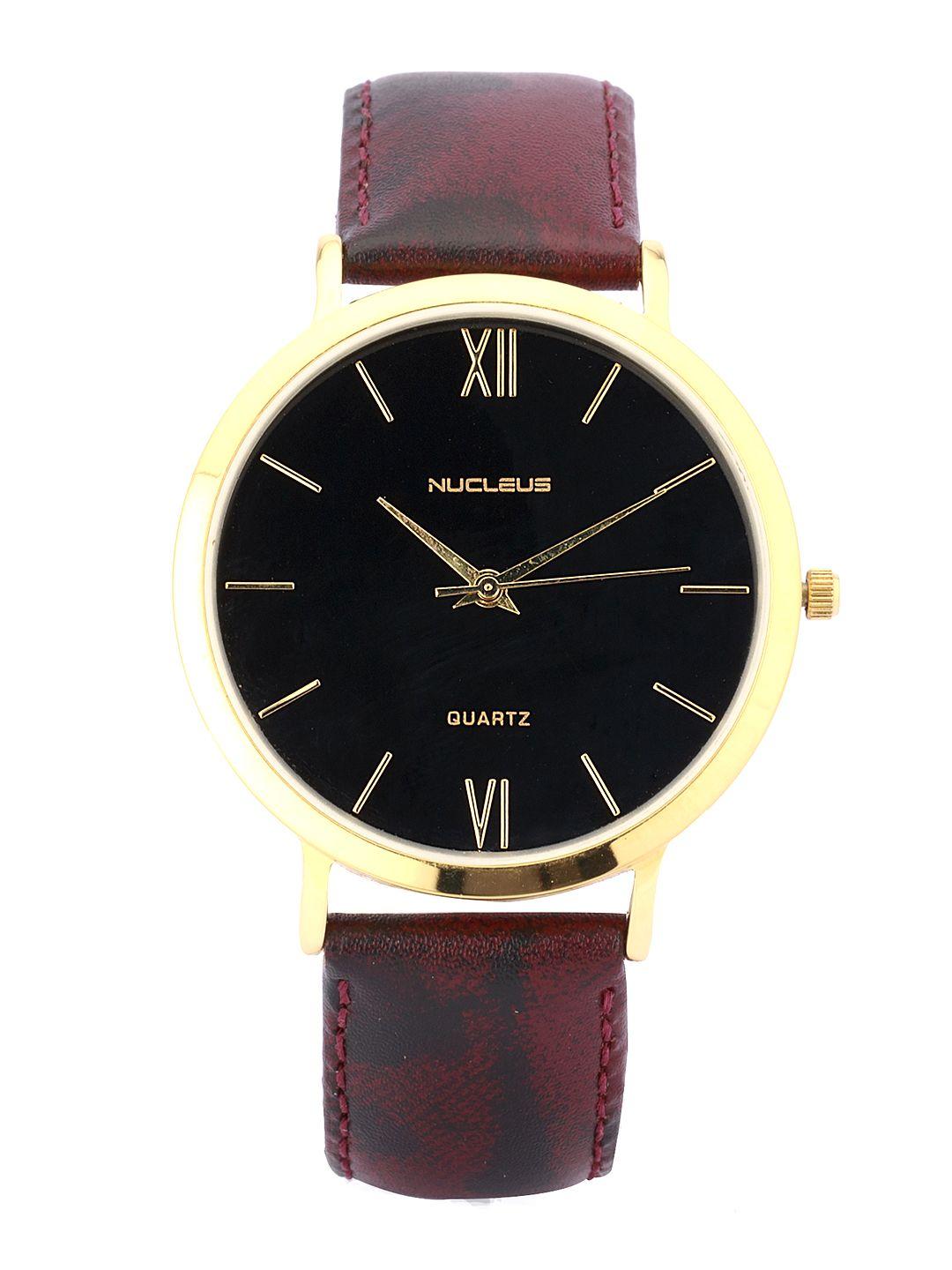 nucleus unisex black dial watch lgbm