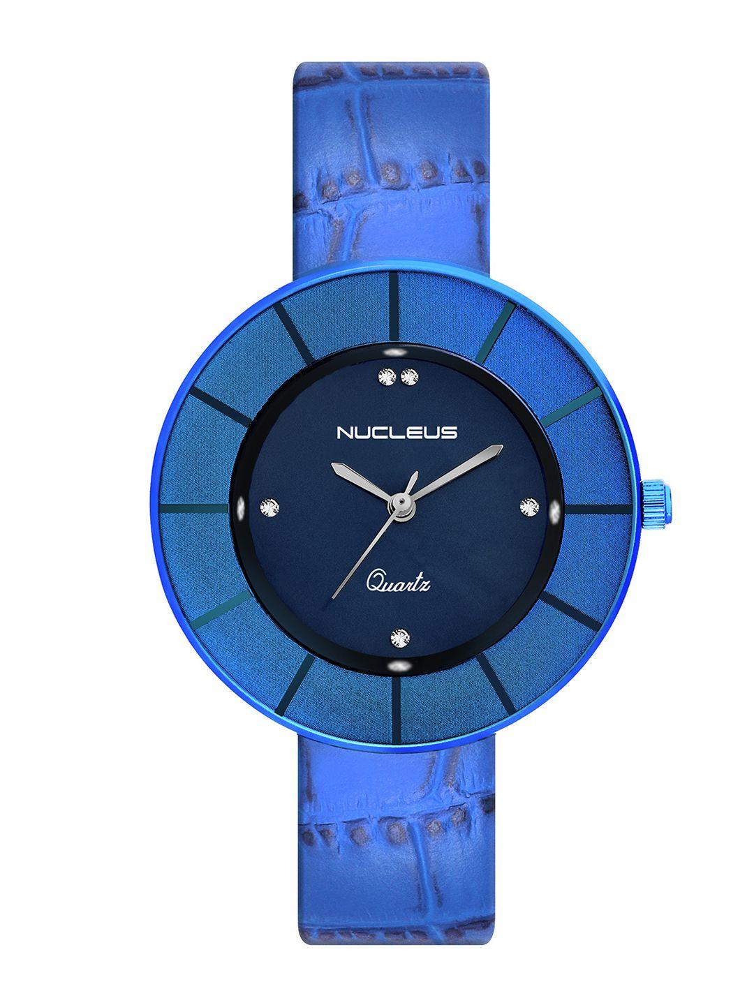 nucleus women blue analogue watch ntllblblbli