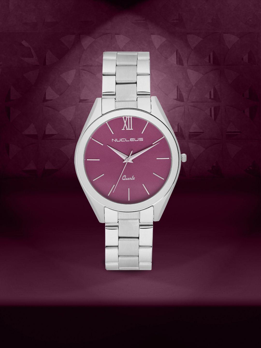 nucleus women magenta analogue watch nmksssbr