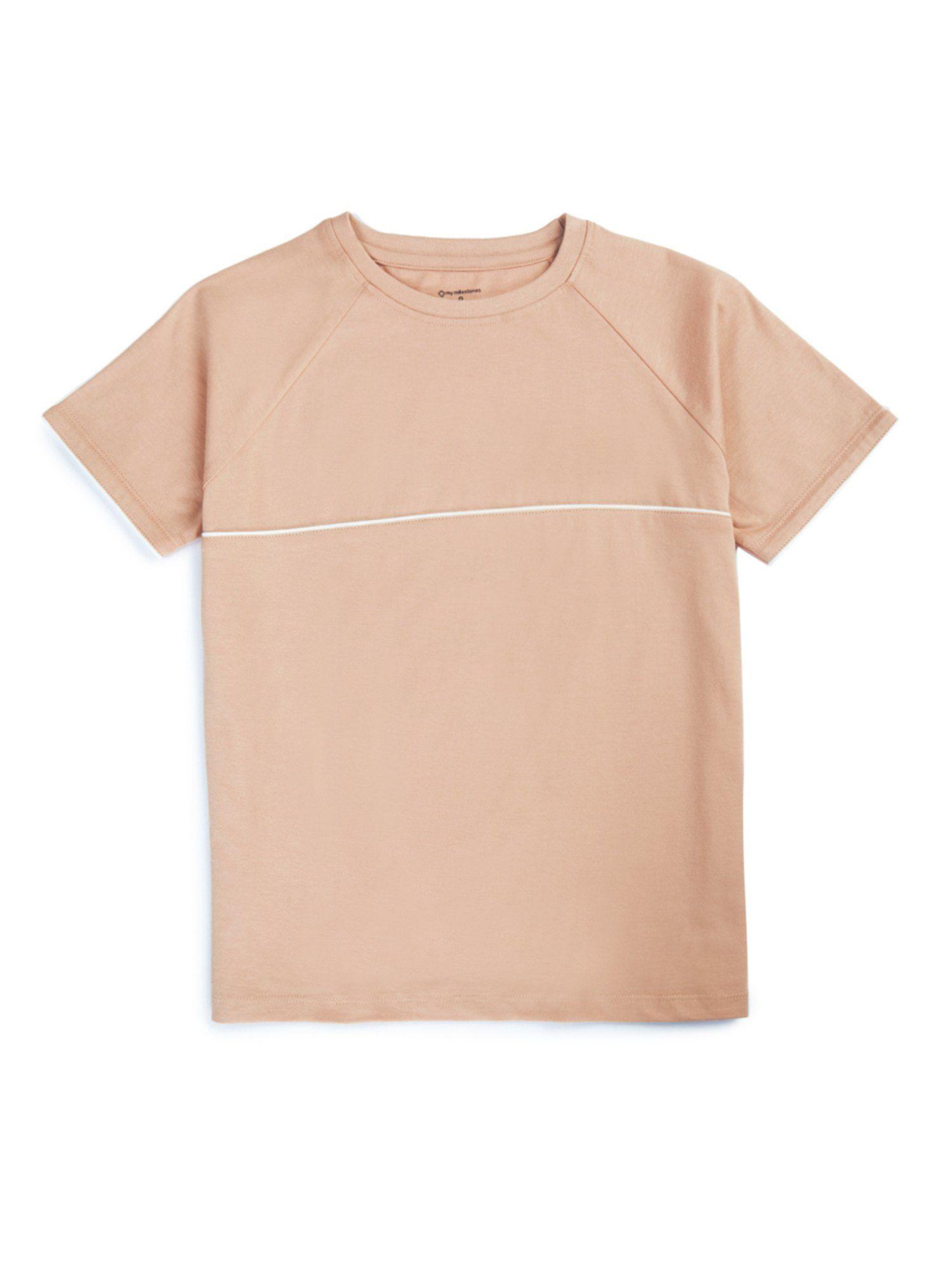 nude boys round neck raglan half sleeve t-shirt