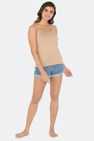 nude solid women slim fit camisole