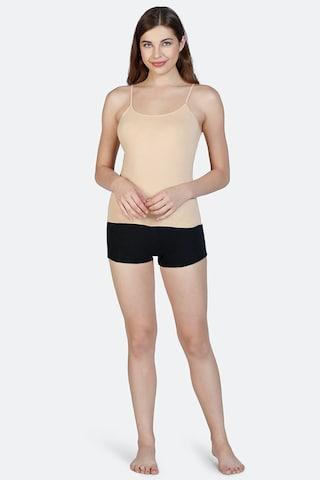 nude solid women slim fit camisole