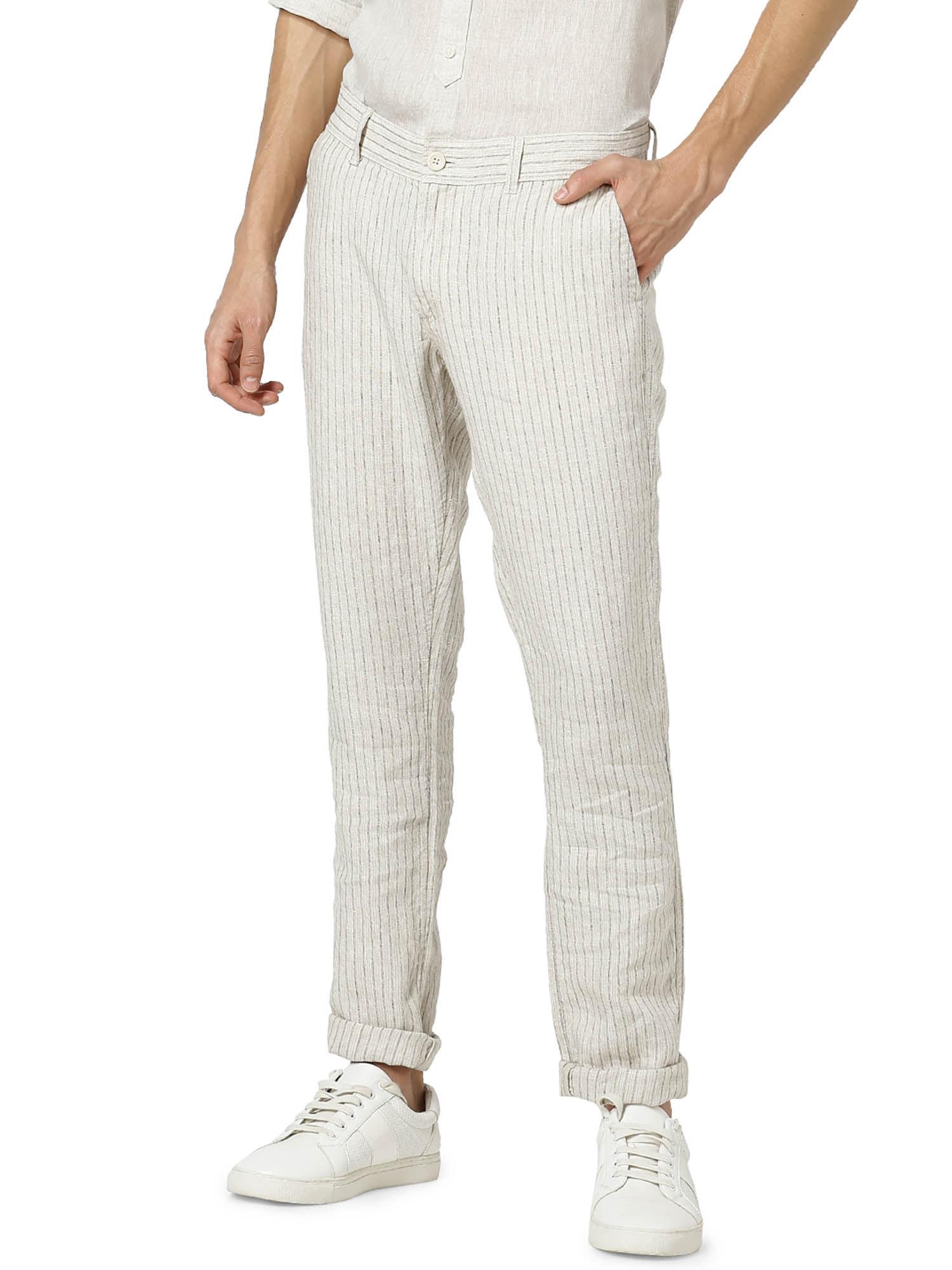 nude stripes trouser