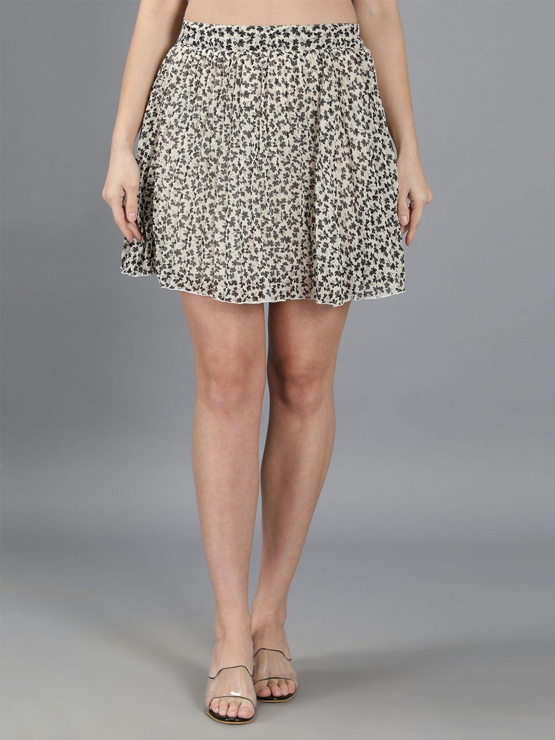 nuevosdamas animal printed a-line mini skirt