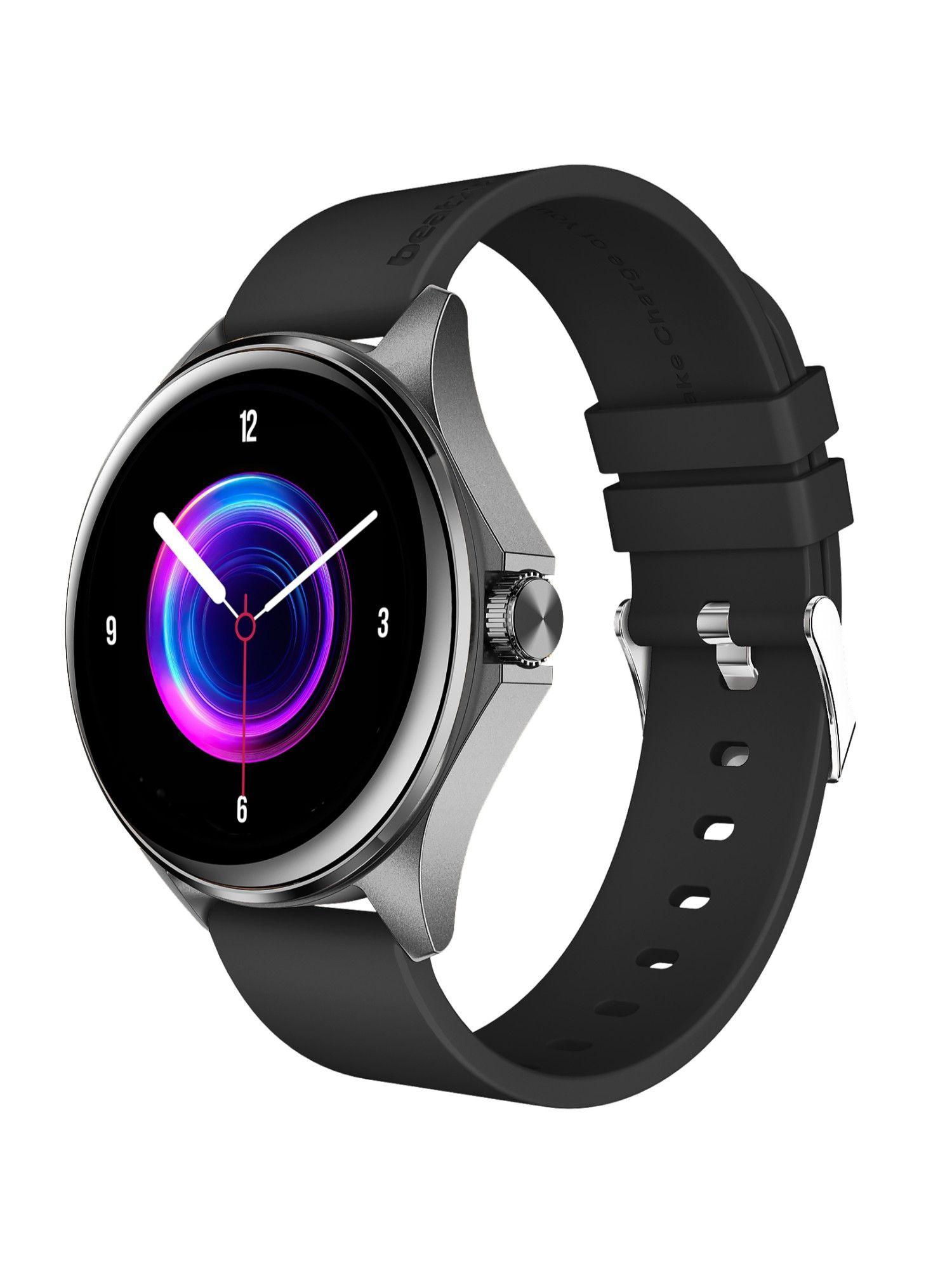 nuke 1.30'' super amoled display, bluetooth calling smartwatch - black