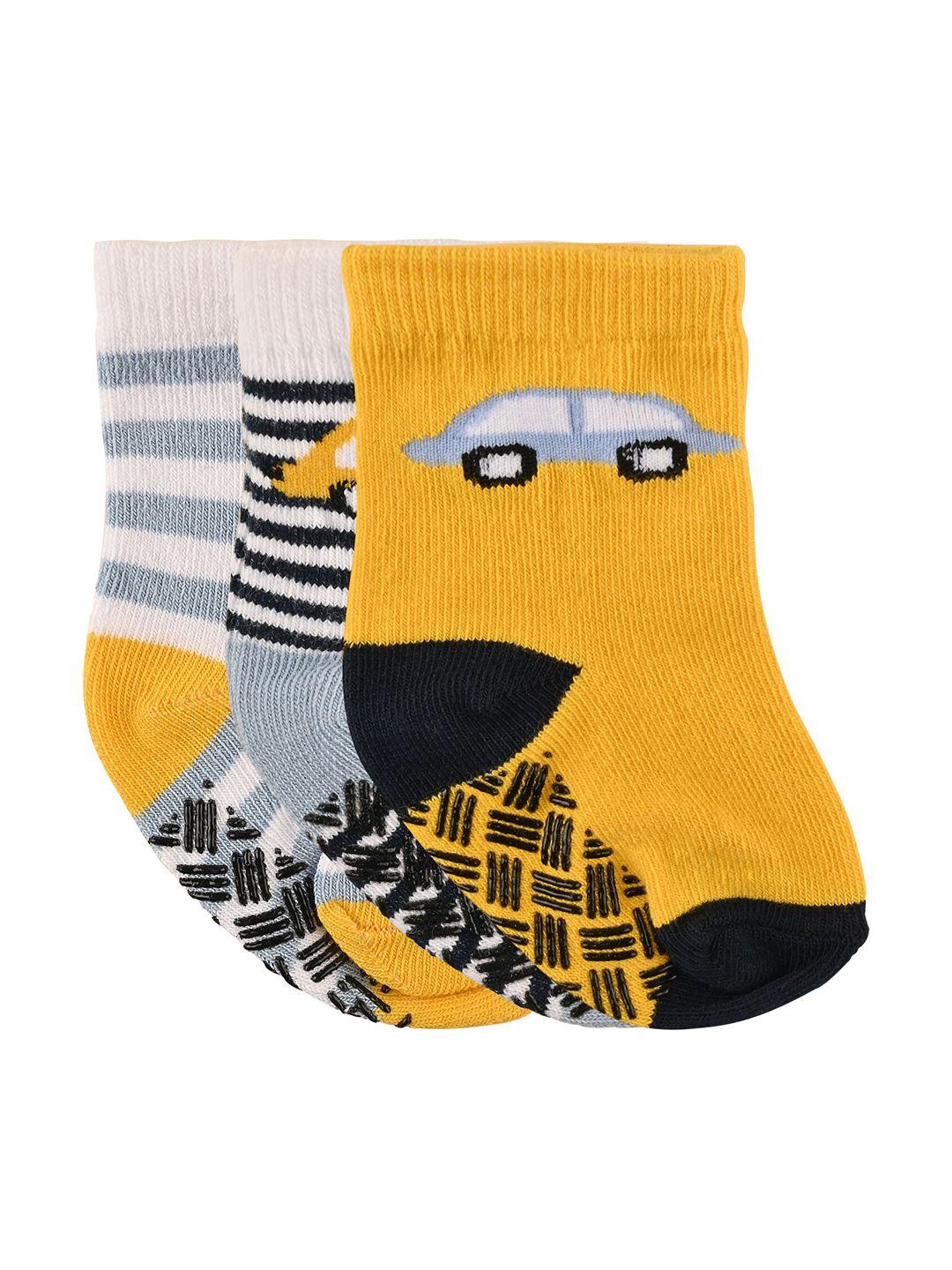 nuluv-infant-boys-pack-of-3-patterned-ankle-length-cotton-socks