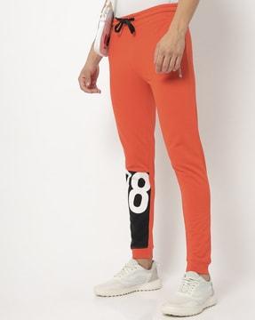 numeric print slim fit joggers