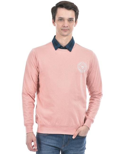 numero uno dusty pink regular fit sweatshirt
