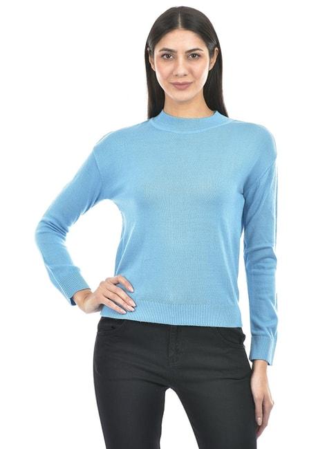 numero uno light blue regular fit sweater