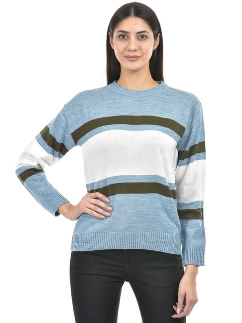 numero uno blue & white striped sweater