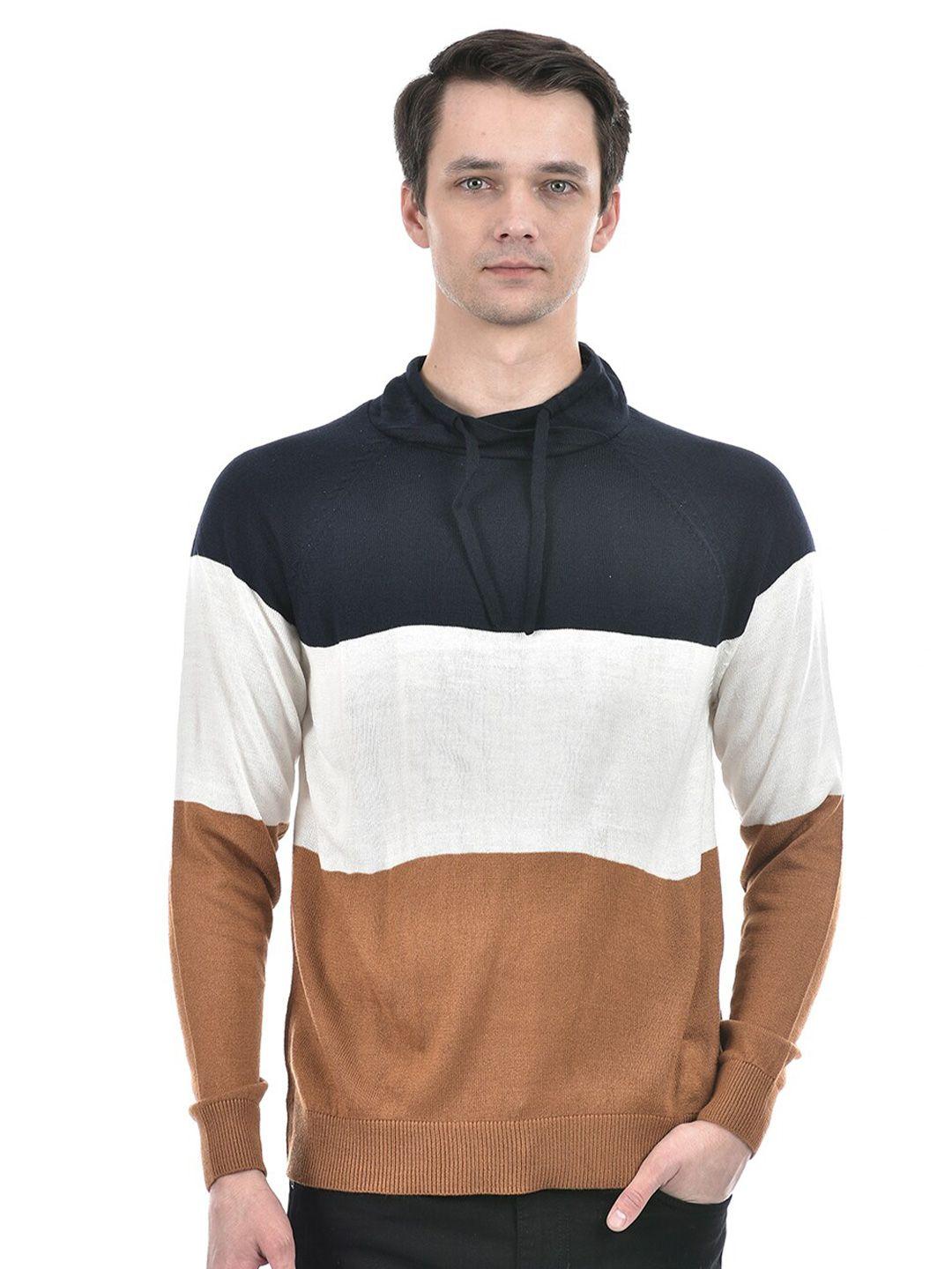 numero uno men colourblocked pullover