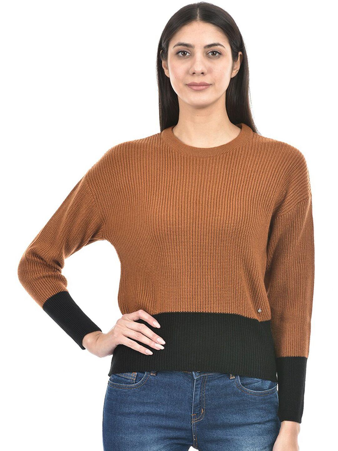 numero uno women colourblocked pullover