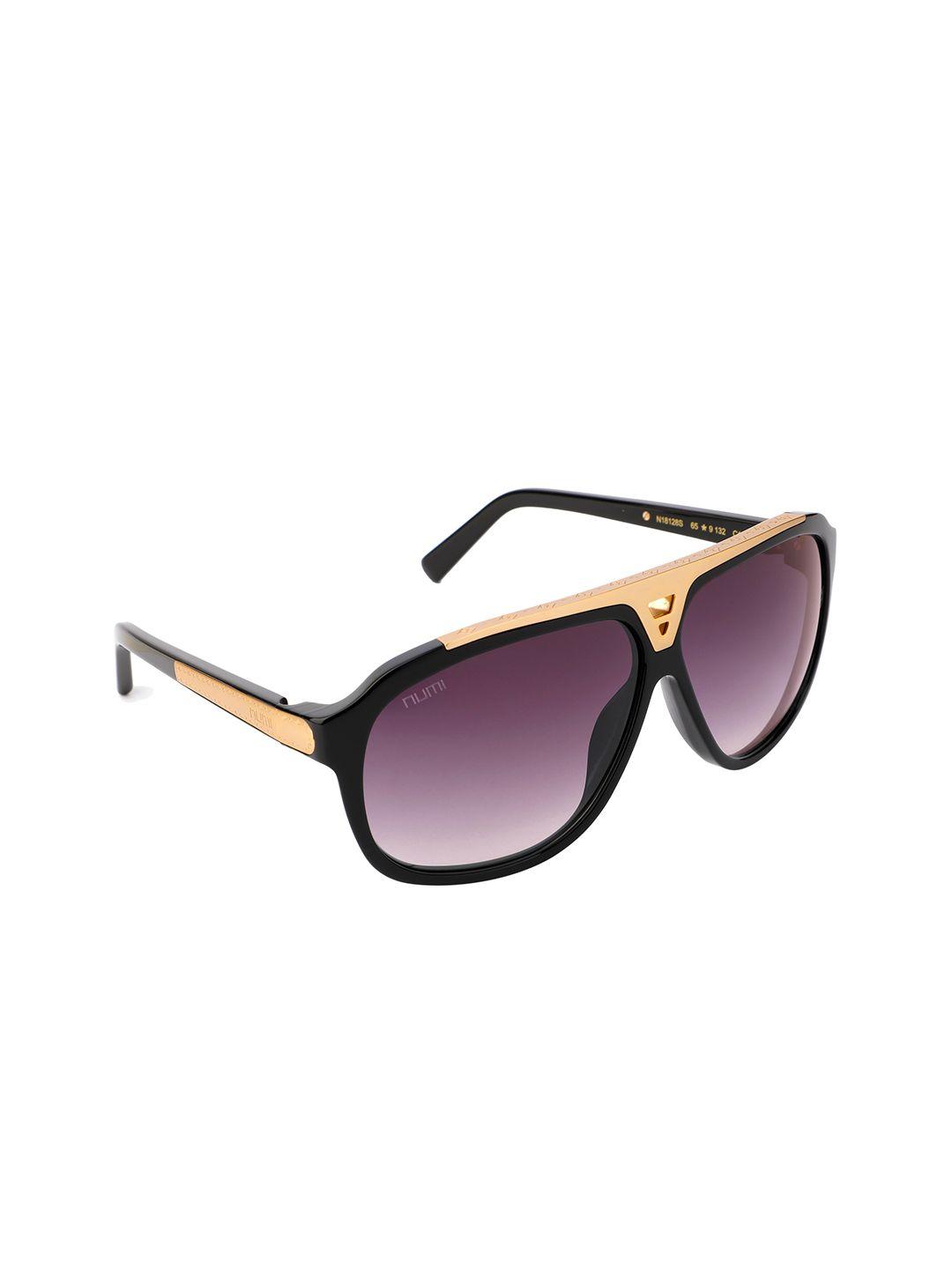 numi men purple oversized sunglasses