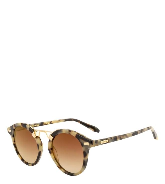 numi paris brown retro sunglasses for women