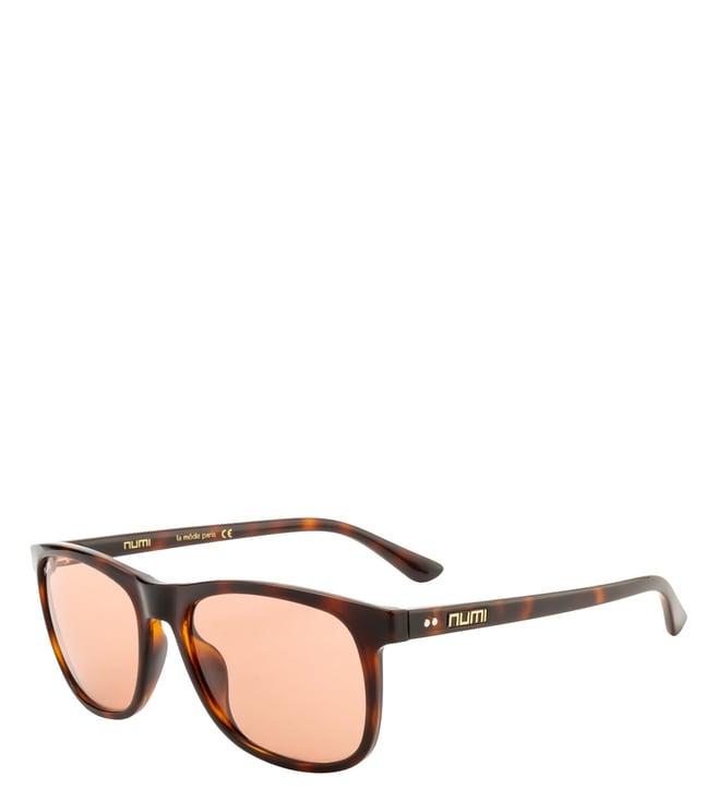 numi paris pink square icon sunglasses for men