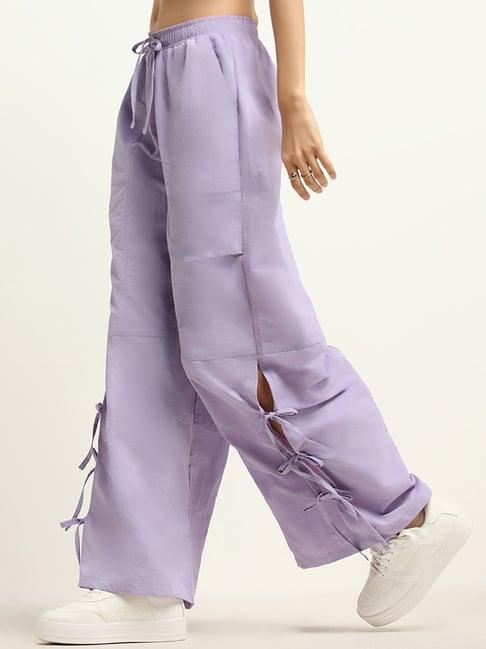 nuon by westside lavender cargo pants