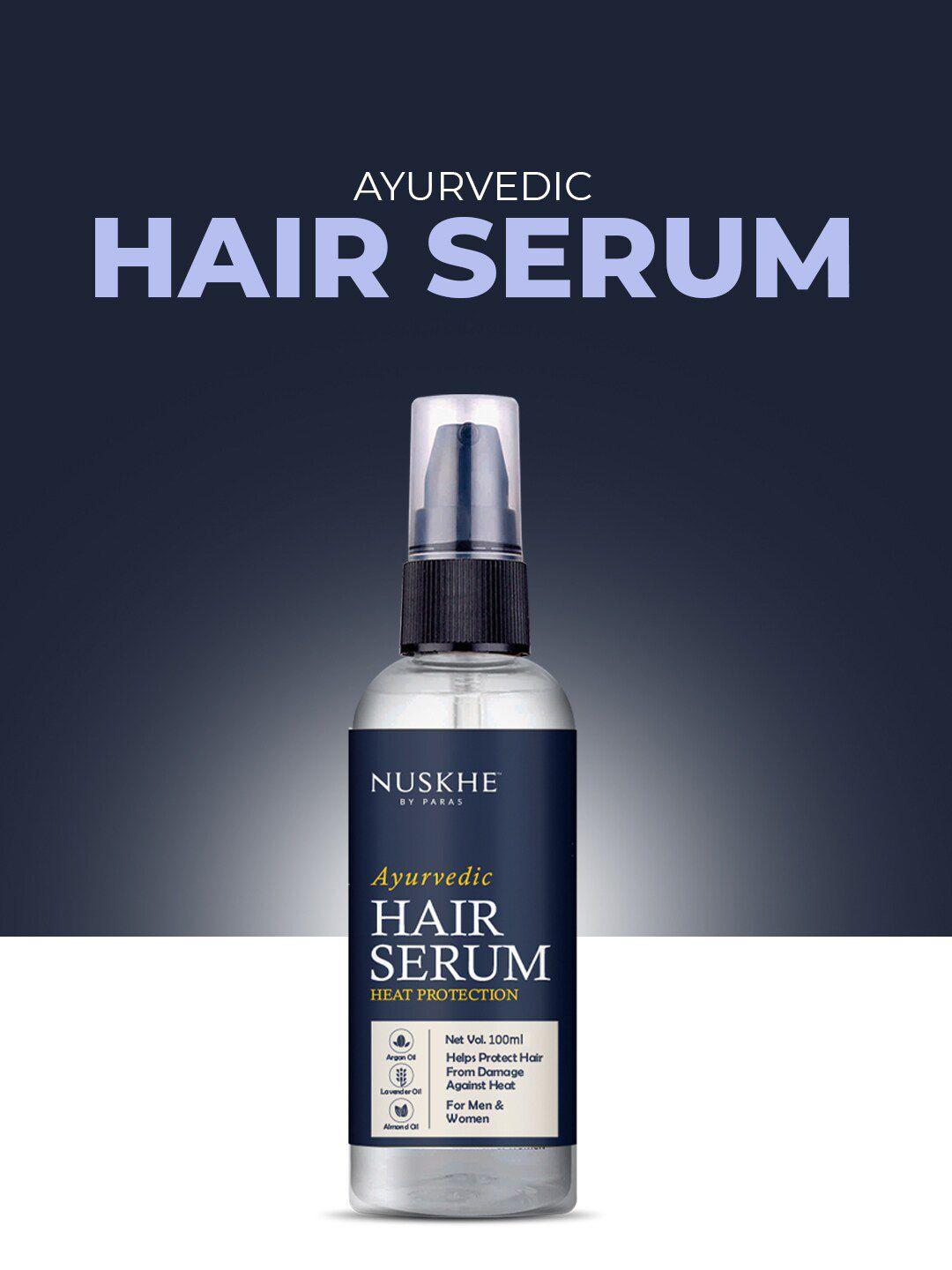 nuskhe by paras ayurvedic heat protection hair serum - 100 ml