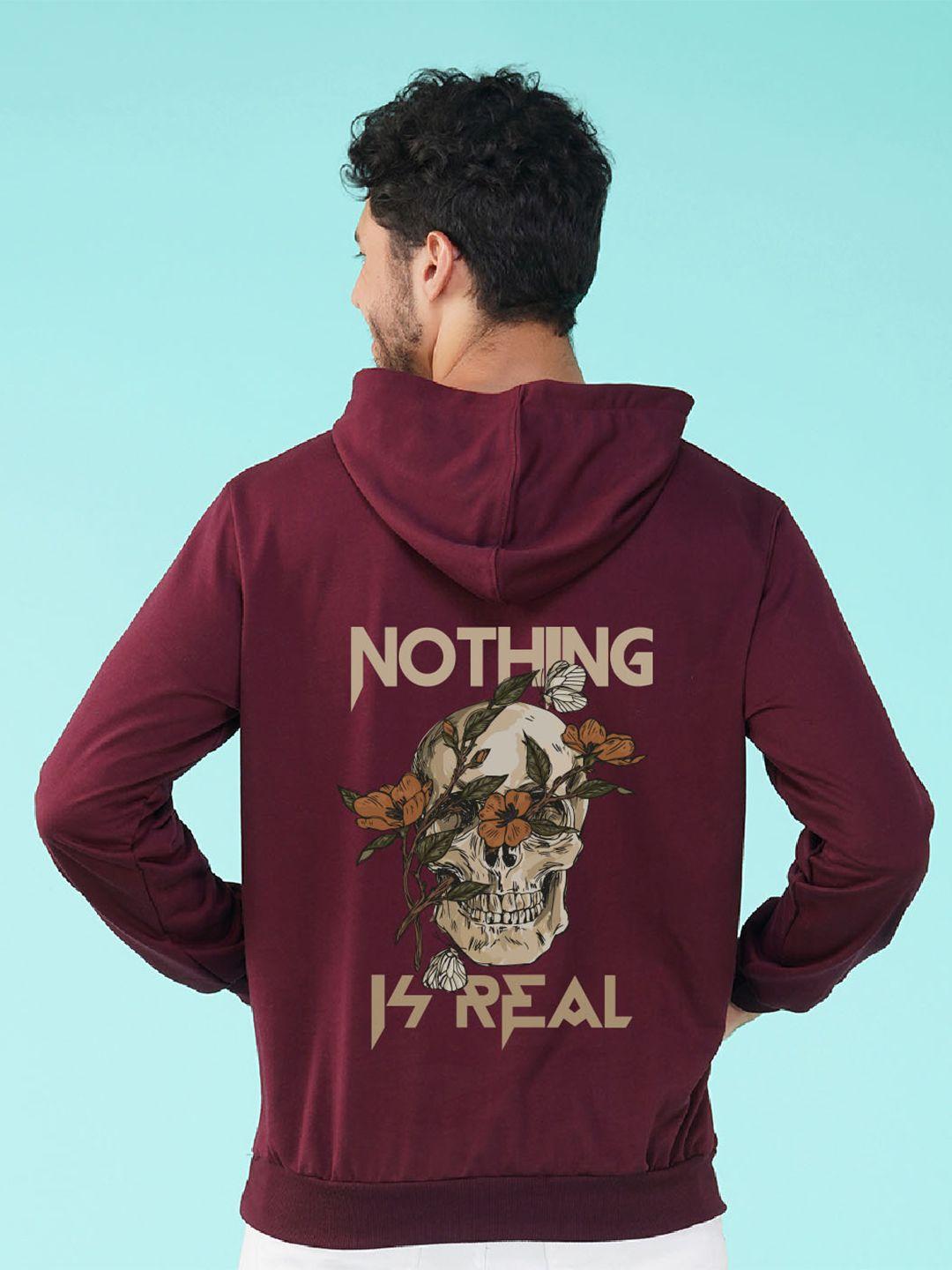 nusyl graphic printed hooded sweatshirt