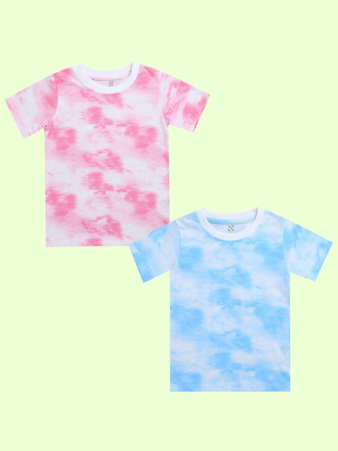 nusyl kids pack of 2 tie and dye t-shirt