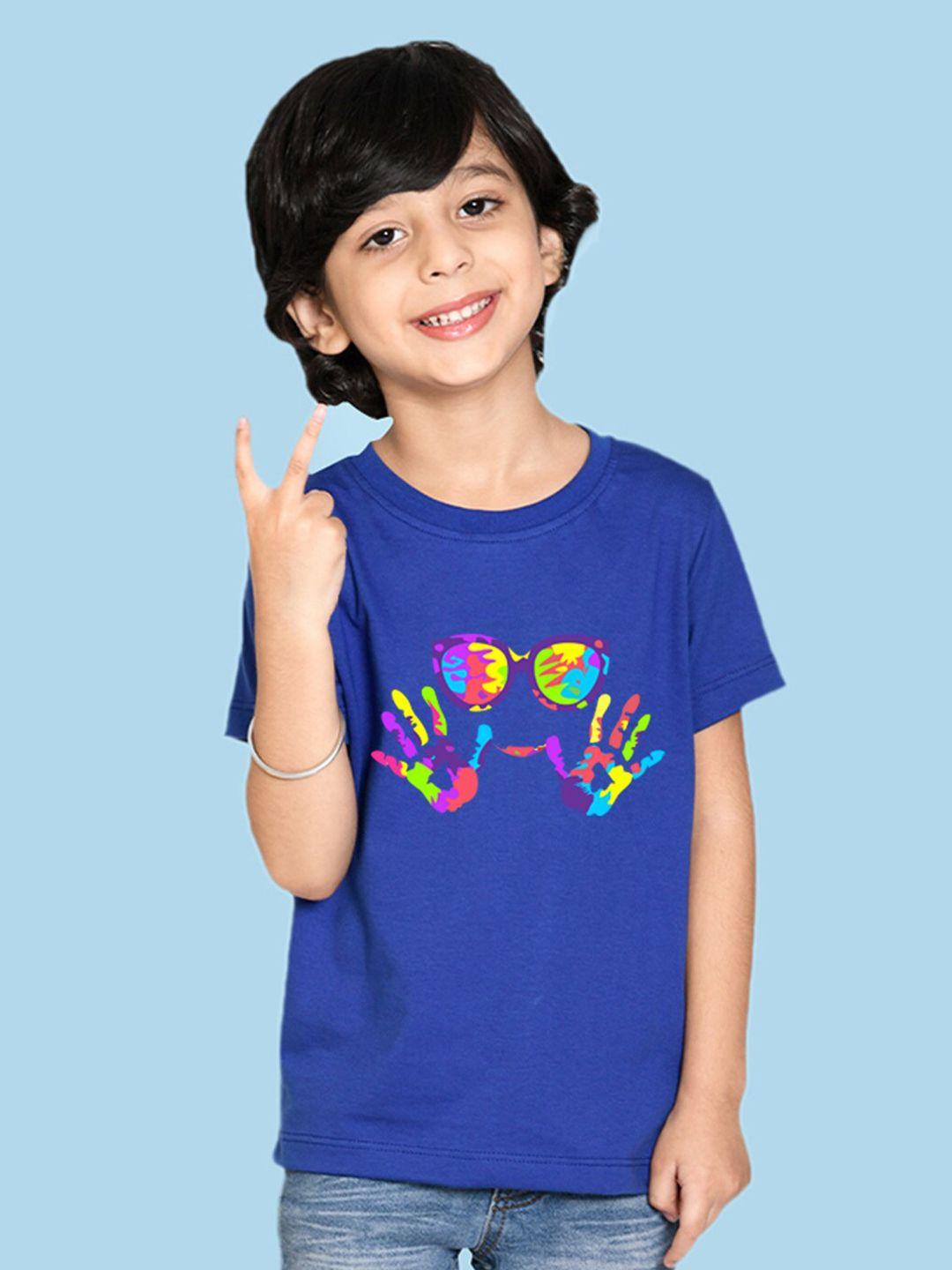 nusyl boys graphic printed cotton t-shirt