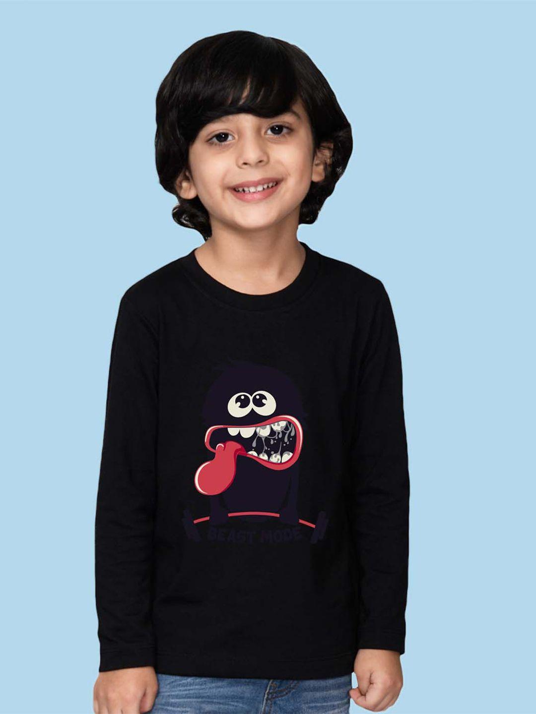 nusyl boys graphic printed cotton t-shirt