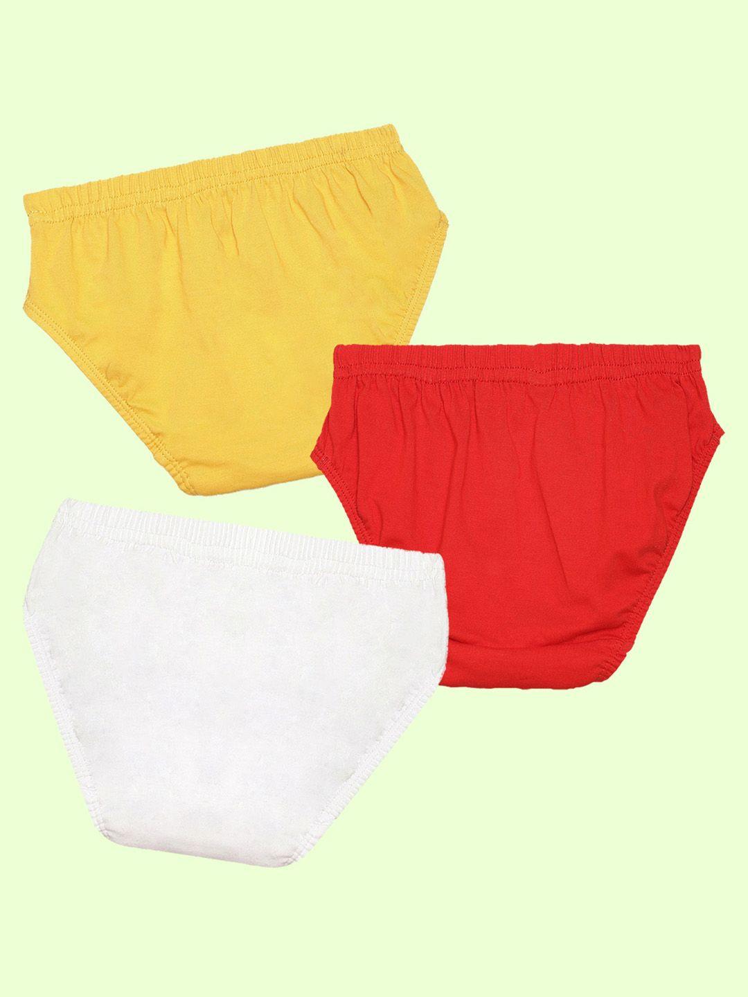 nusyl boys pack of 3 pure cotton basic briefs