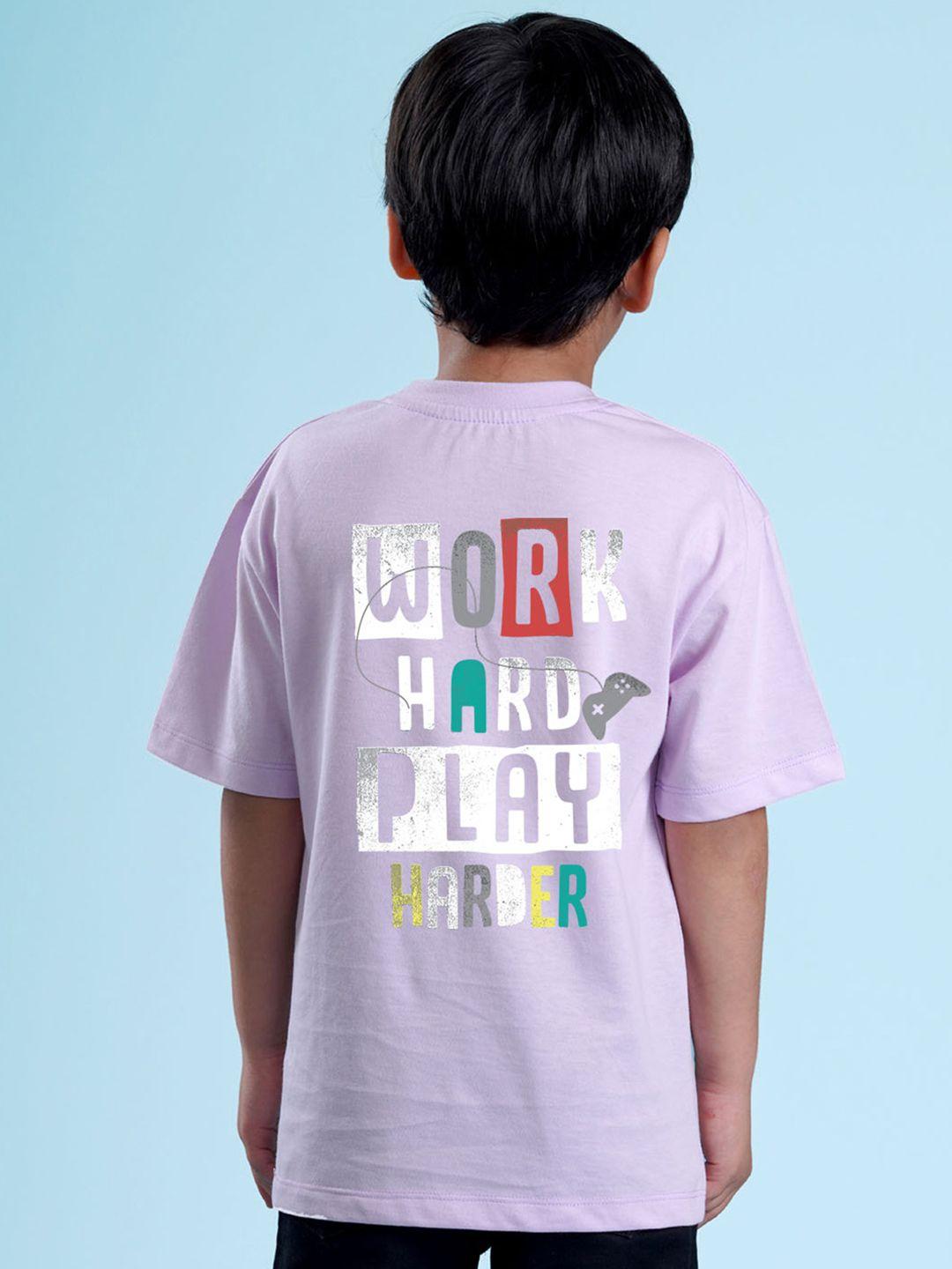 nusyl boys purple pockets t-shirt