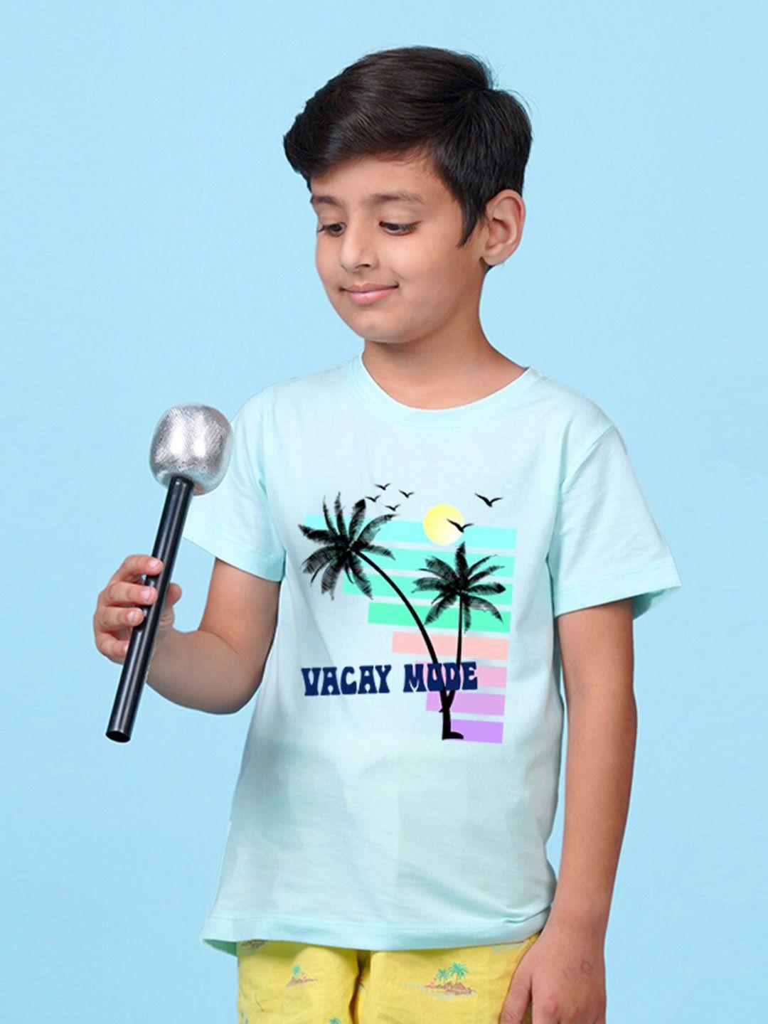 nusyl boys tropical printed knitted t-shirt
