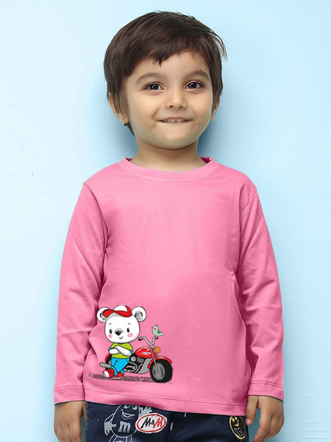 nusyl kids graphic printed pure cotton t-shirt